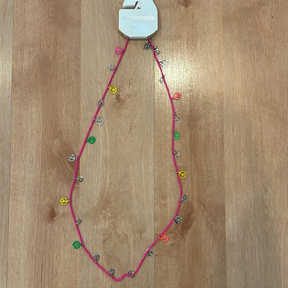 Aeropostale Y2K peace necklace - Picture 1 of 4